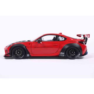 TOYOTA GR86 LIBERTY WALK BODY KIT RED 2024 S1813605 Solido 1:18 Metallmodell